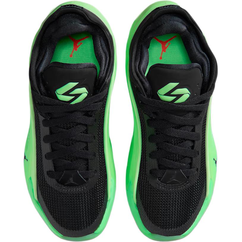 Jordan LUKA 5 Rebound And Breathable Low Top Children's Basketball Shoes Black Green Unisex IM5166-302