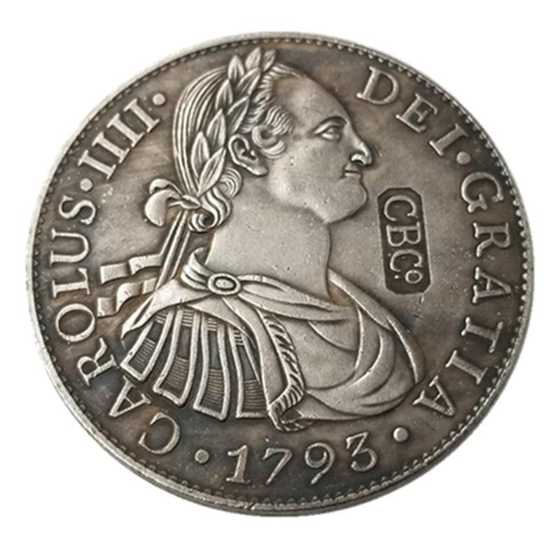 1793 Brass Replica Commemorative Silver Dollar Coin Brass