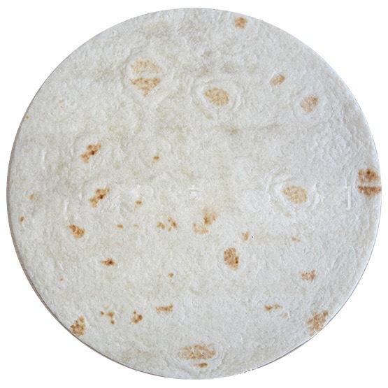 Flatbread Pancake Blanket Indian Fly Cake Blanket Burrito Office Nap Air Conditioning Comforter Cover Leg Shawl