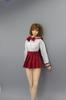 Scale Figure Female School Student Cute Pure Sailor Uniform Set Compatible with TBLeague Figures and Head Not [TOYBARJAPAN] 1/6 Accessories/Slender