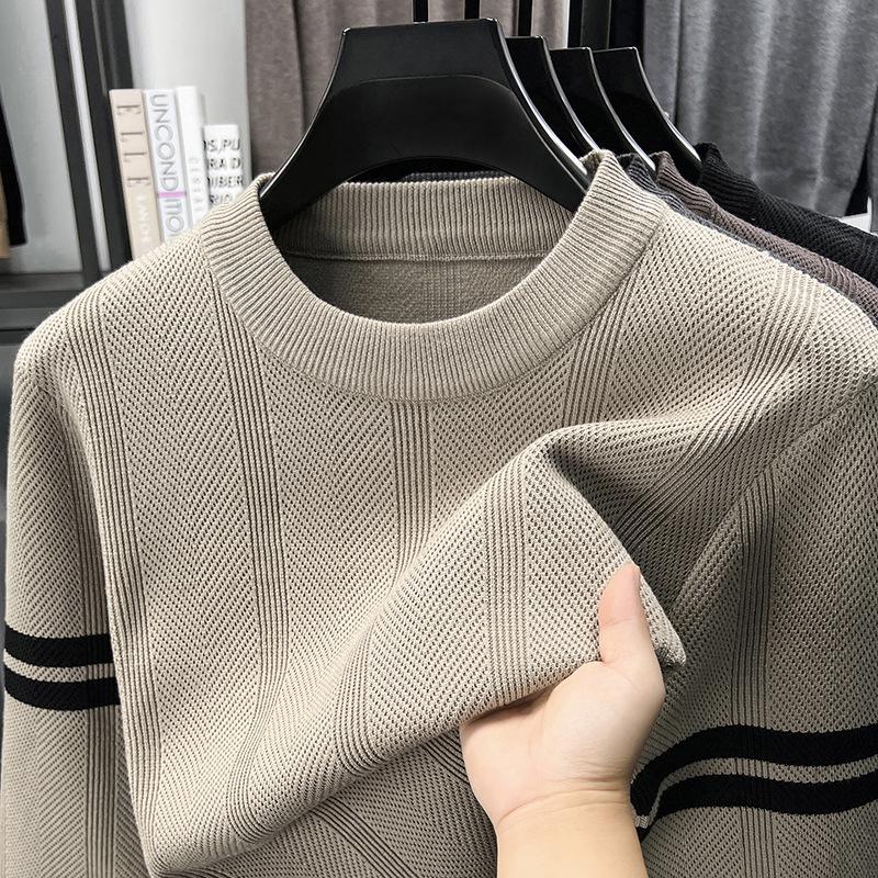 

Winter 2025 Men s Casual High-Quality Long-Sleeve Base Layer Warm Sweater 2XL for 150-170 jin верблюд