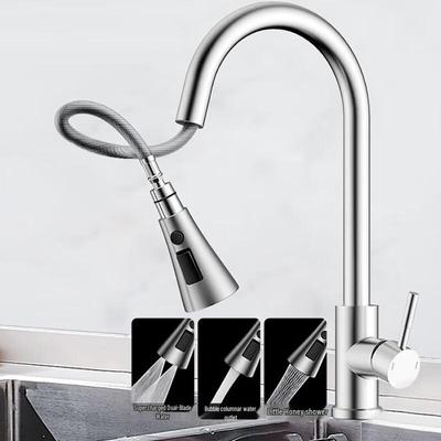 LINGJULI Slim Waist Pull-Out Kitchen Faucet
