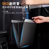Reelyo Car Trash Can Compatible Multifunctional Vehicle Box Hanging Car Trash Can Car Accessories Slim PU Leather Large Capacity Waterproof Magnetic