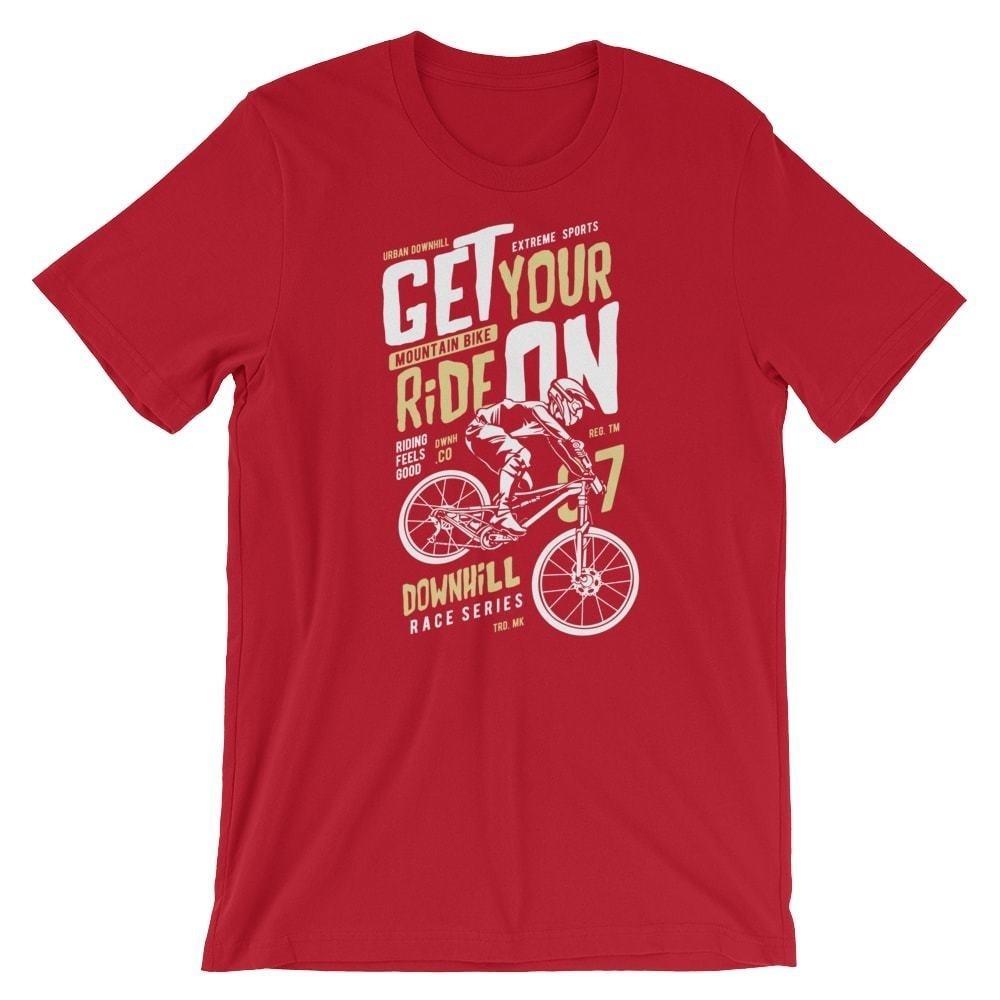

Get Your Ride On T-Shirt. BMX Bike 100% Cotton Premium Tee NEW 4XL