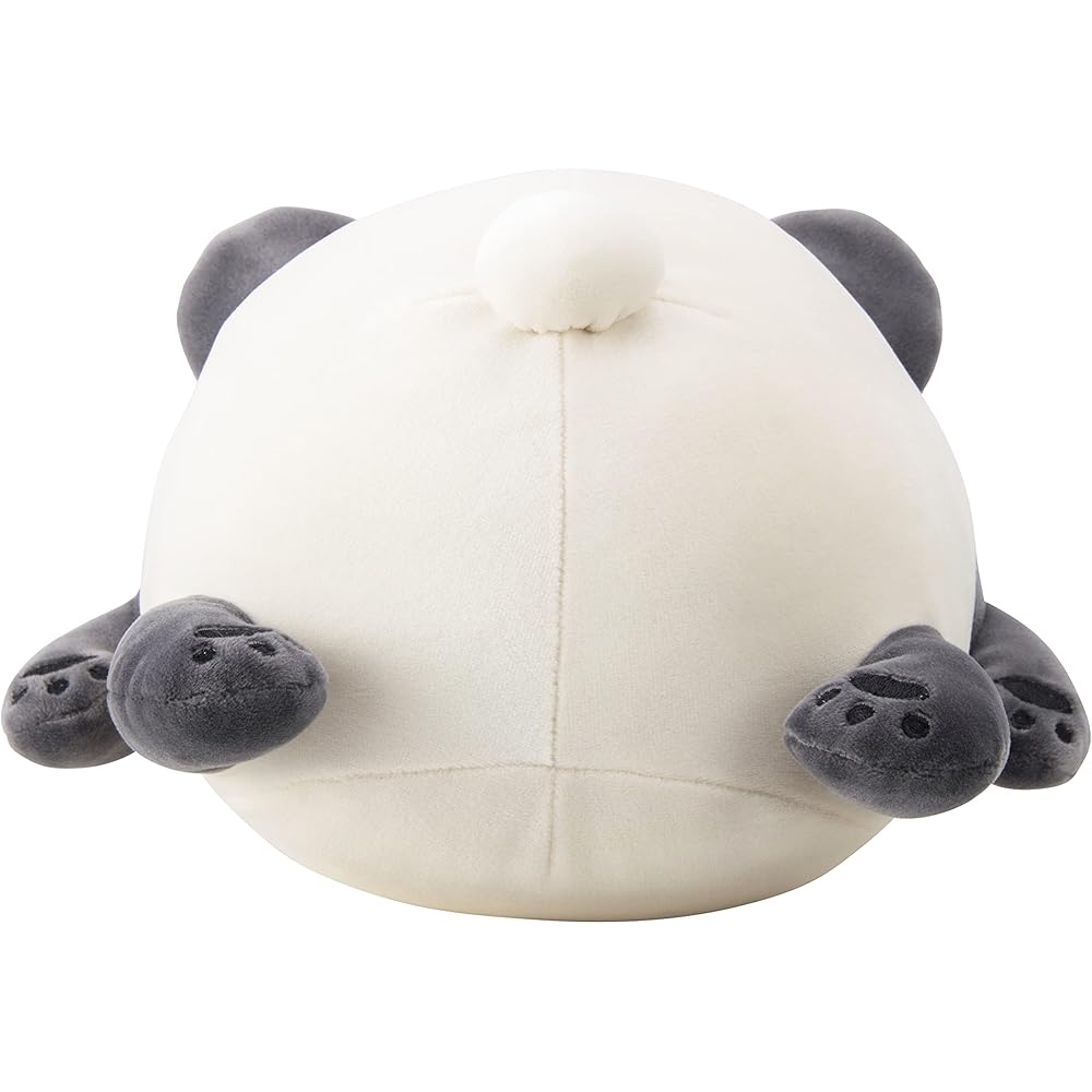 Ribuhato Bolster Cushion Marshmallow Animal Panda Ring Ring 27cm Soft Plush Toy