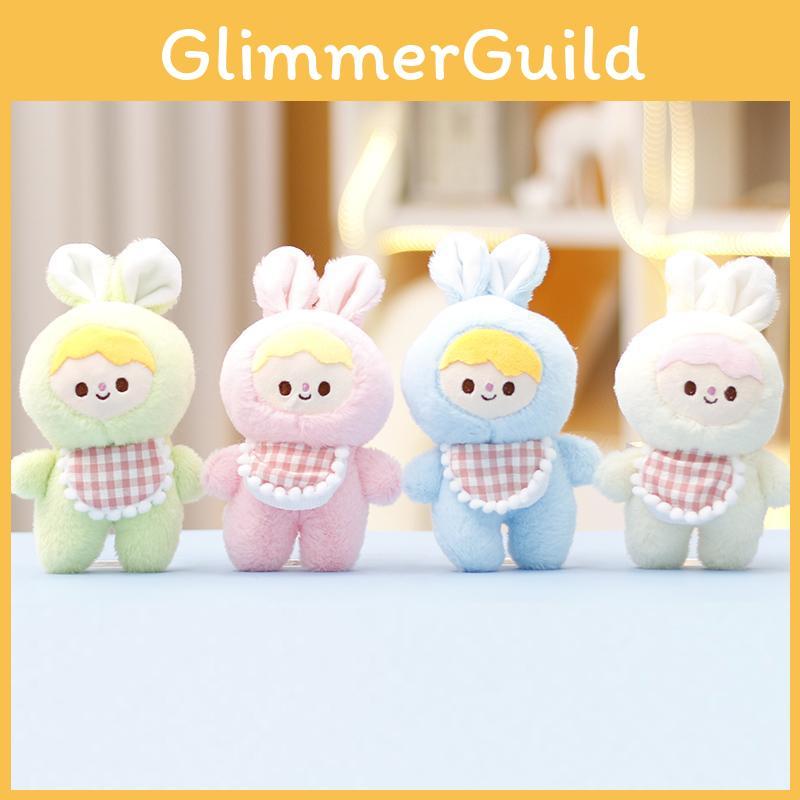 Bib Key Rabbit Chain Cartoon Toy Backpack Pendant Decoration Plush Cute Doll