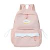 Cartoon Women's Backpack Student Large Capacity School Bag Color Block Campus Backpack