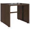 Vidaxl 4-Seater Garden Lounge Set, Cushions, Brown Rattan Pe