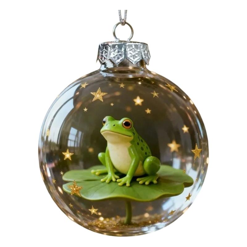 

Animal Shaped Festival Ornament Shatterproof Acrylic Sphere Christmas Tree Decorations for Tabletop Mantels Tree Display