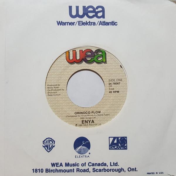 

7inch Record ENYA - Orinoco Flow 2476087 WEA 1988 Canada Dance & Electronica Used