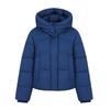 Women’s Short Hooded Windproof Thicken Warm Winter Jacket With Raglan Sleeves