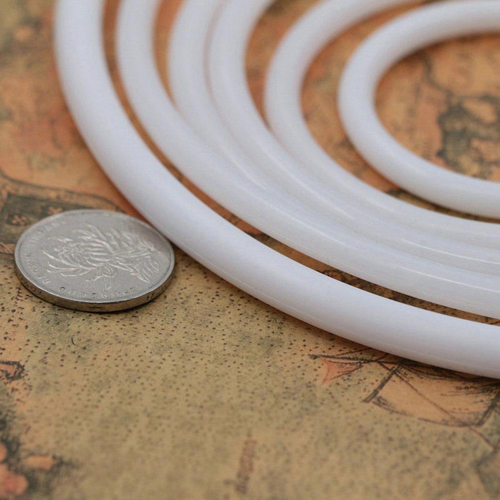 12Pcs Dreamcatcher Ring White Plastic Circles High Quality for DIY Dreamcatcher Material Spirit Wall Decor