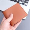 New Men Short PU Leather Wallet Simple Solid Color Thin Male Credit Card Holder Small Money Purses Business Foldable Wallet NEW