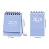 Morandi 2026 Calendar Portable Plan Book Simple Desk Calendar  Desktop Ornament