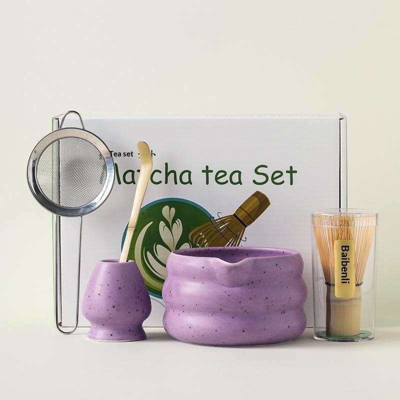 1 Set Matcha Whisk Set Includes Whisk Sets And Matcha Bowl With Spout Traditional Japanese Matcha Kit For Perfect Matcha