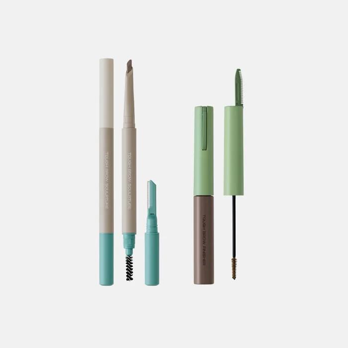 [Brow Pencil + Mascara] Tough Brow Scuffer & Finisher Charcoal