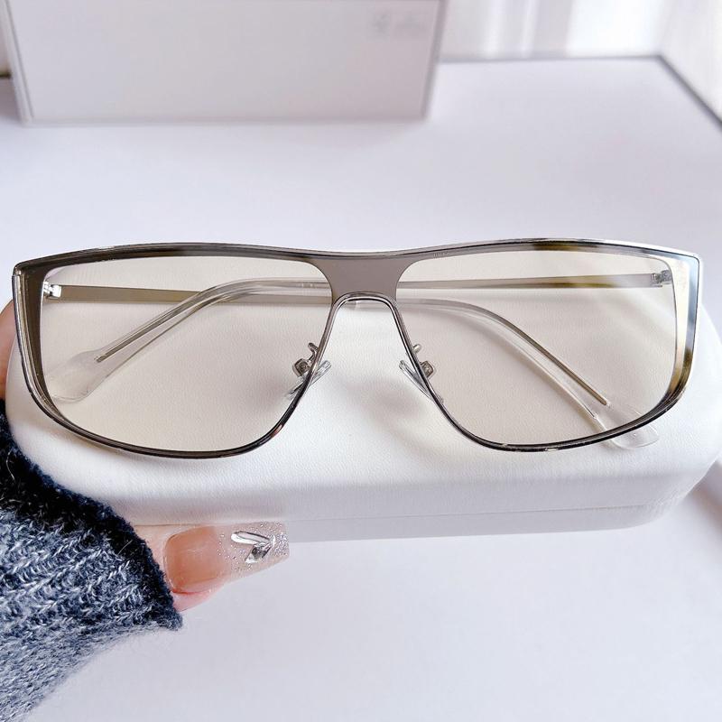 Square Punk Sunglasses for Men Women UV400 Protection Retro Riding Car Driving Goggles Trendy Outdoor Travel Eyewear