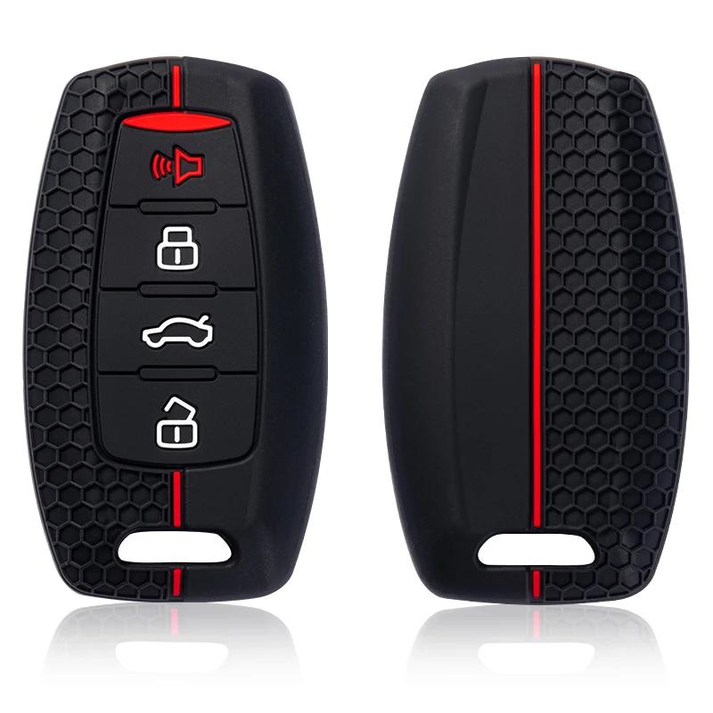 New Silicone Key Case For Haval F7X H6 Accessories Car Key Cover Keychain For Haval Jolion Joico Jollein F7 H6 Jolyon F7H Dargo