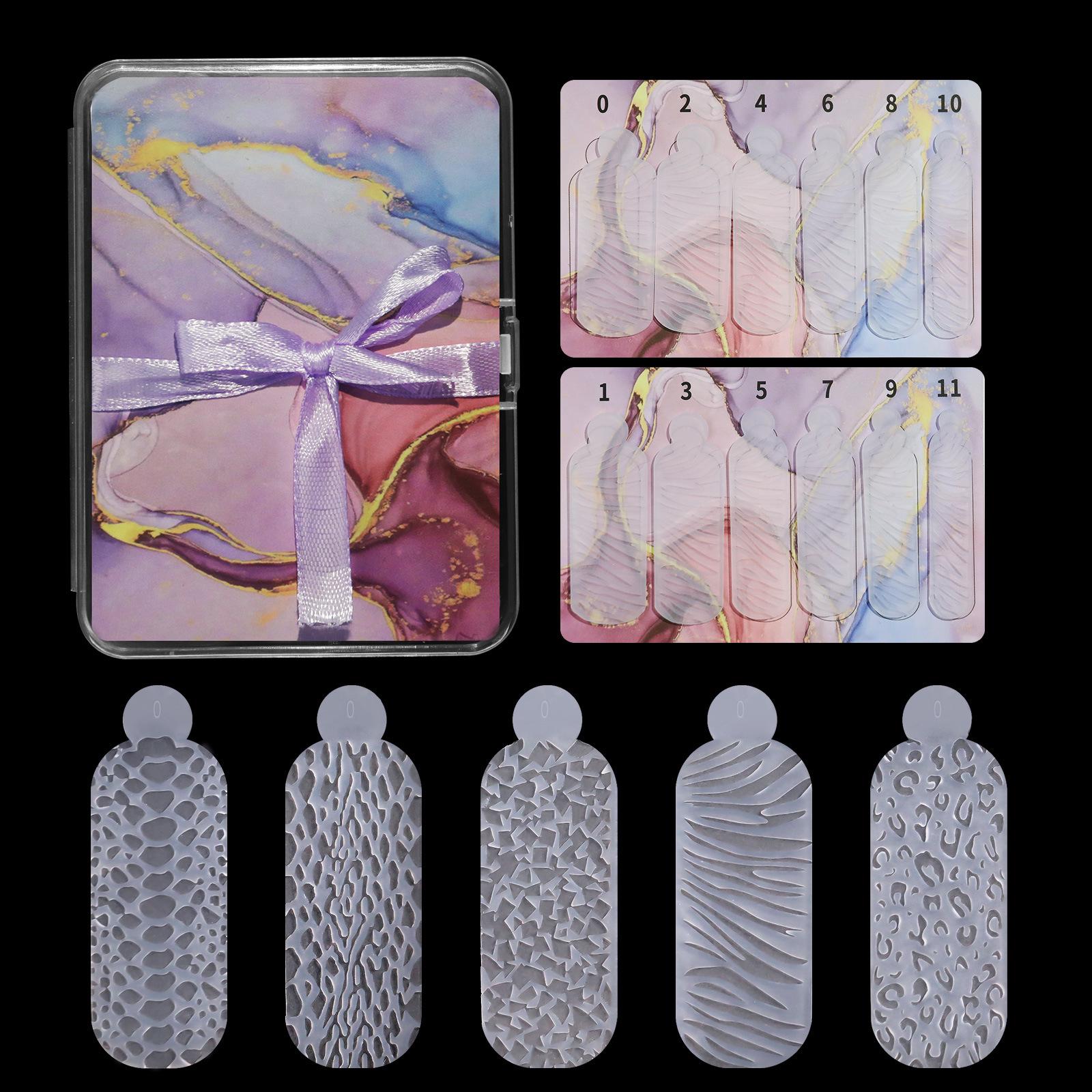 

3D Silicone Nail Art Stickers & Quick Sculpting Film Mold for Nail Tips