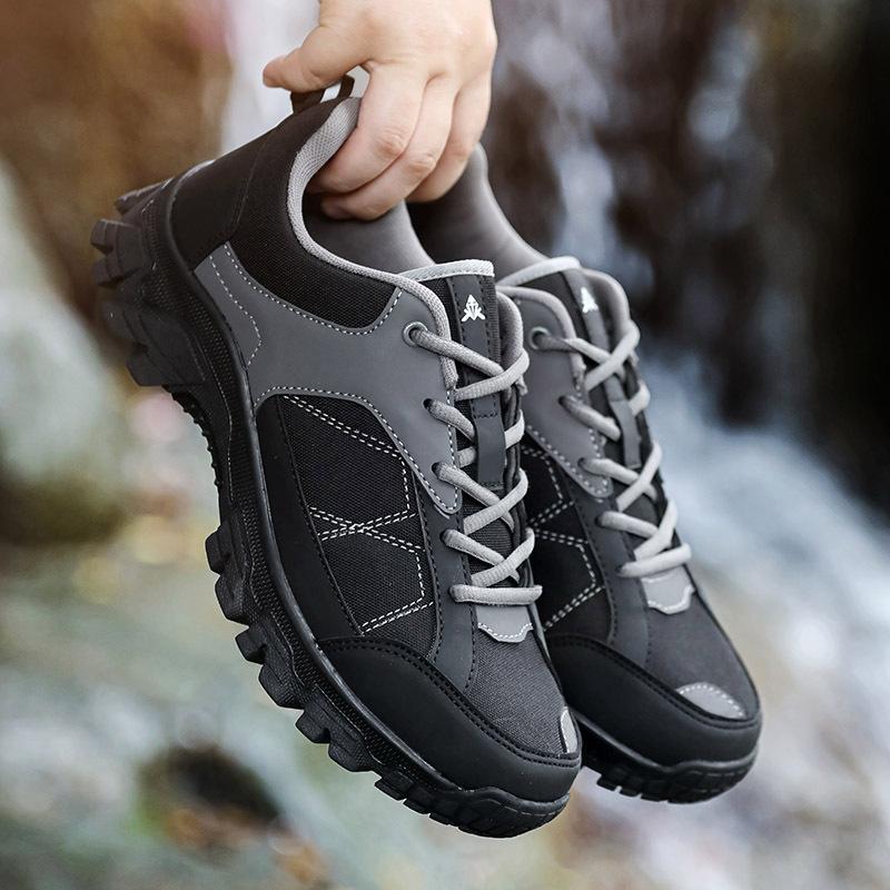 

Модная уличная обувь для ходьбы, нескользящая, износостойкая, для хайкинга, для пары, новая, удобная, универсальная, легкая, повседневная обувь 42 чёрный