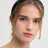 SORRY TOO MUCH LOVE Pearl Gem Seethough Satin Hairband_Black