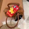 Bracket Gold Mount Drop-Proof Phone Case for iPhone 14/13/12 and Apple 17/16/15 Pro Max.