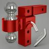Dual Ball Coupler Forged with Balls Secure for Towing