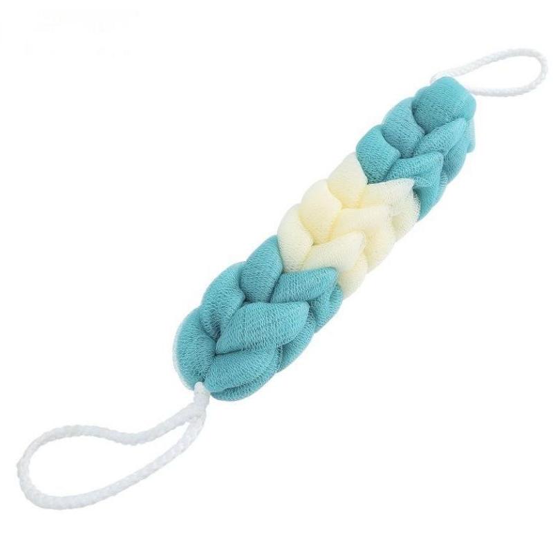 Large Sized Shower Strip With Adult Shower Flower Pull Back Strip, Powerful Cleaning Bath Towel Rub Back Bath Towel Shower Strip.