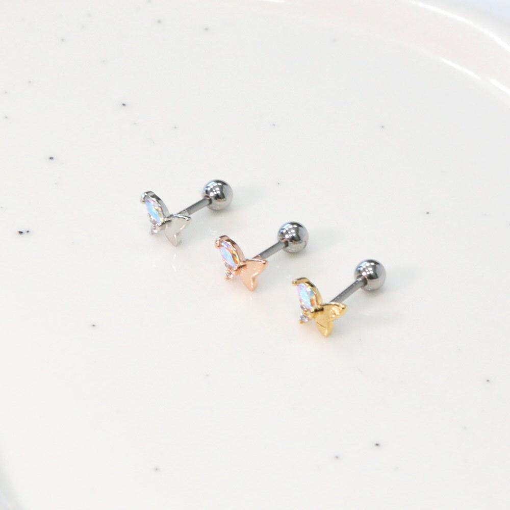 Dieuamour Butterfly Cubic Surgical Piercing 3 Colors