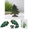Beautiful Handcrafted Wooden Christmas Tree Decoration Gift For Festive Table Display
