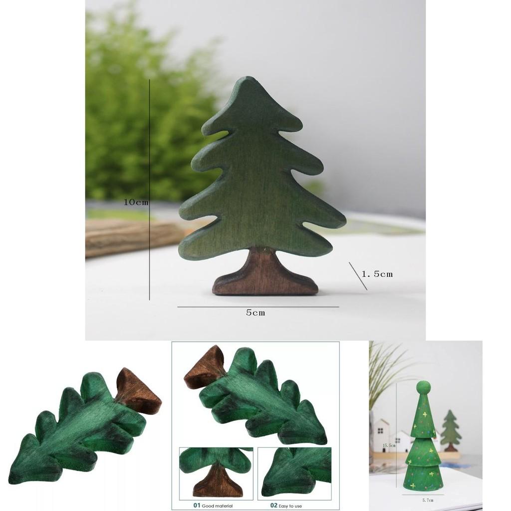 Beautiful Handcrafted Wooden Christmas Tree Decoration Gift For Festive Table Display