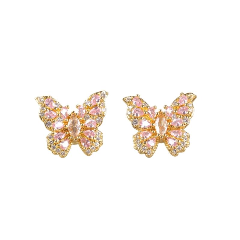Butterfly Ear Accessories Metal Structure Universal Suitability For Headphone Customization золотой
