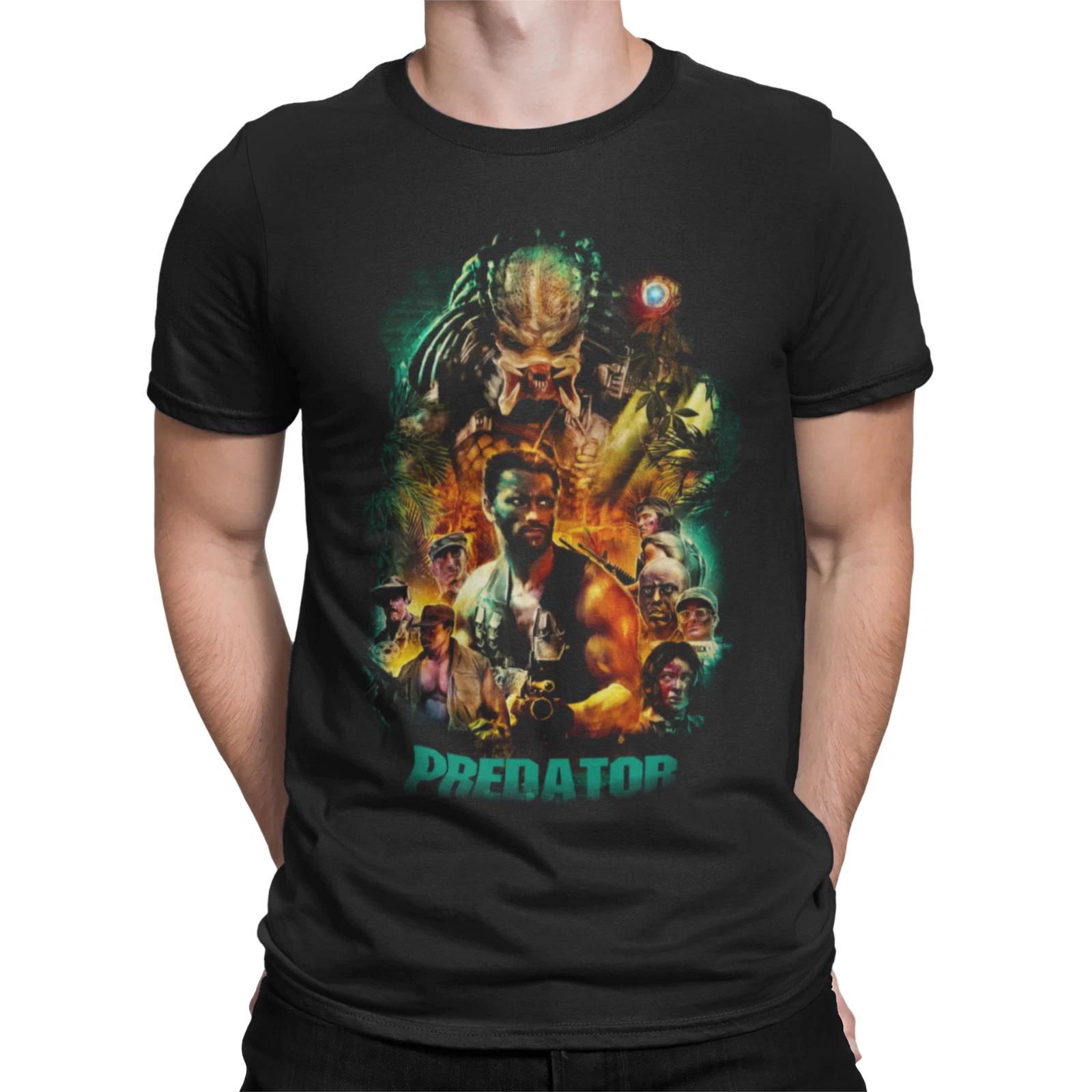 predator aliens zombie Christmas birthday halloween funny gift t shirt 2XL
