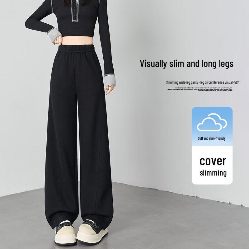 Women's High-Waist Relaxed Wide-Leg Trousers