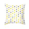 Geometric Yellow Gray Print Pillow Cover Pillowcase Living Room Bedroom Sofa Car Home Decor Pillowcase 45*45Cm