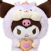 Sanrio Plush Toy (Squirrel Fluffy) Kuromi, Ages 3 and Up, 651109