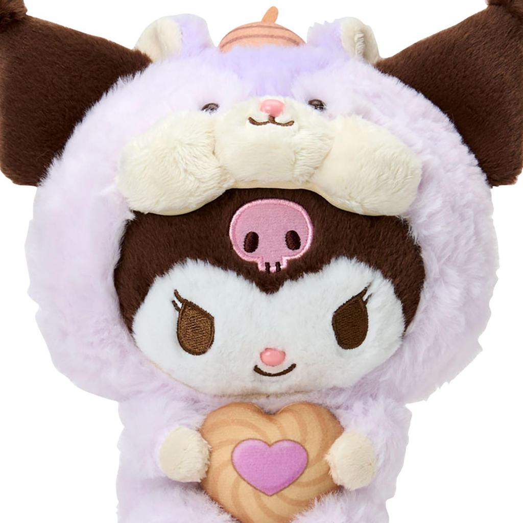 Sanrio Plush Toy (Squirrel Fluffy) Kuromi, Ages 3 and Up, 651109