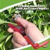Finger Sickle Harvesting Knife Curved Blade, Gardening Pruning Tool Fruit Grape Picking Ring One-Hand Garden Snip