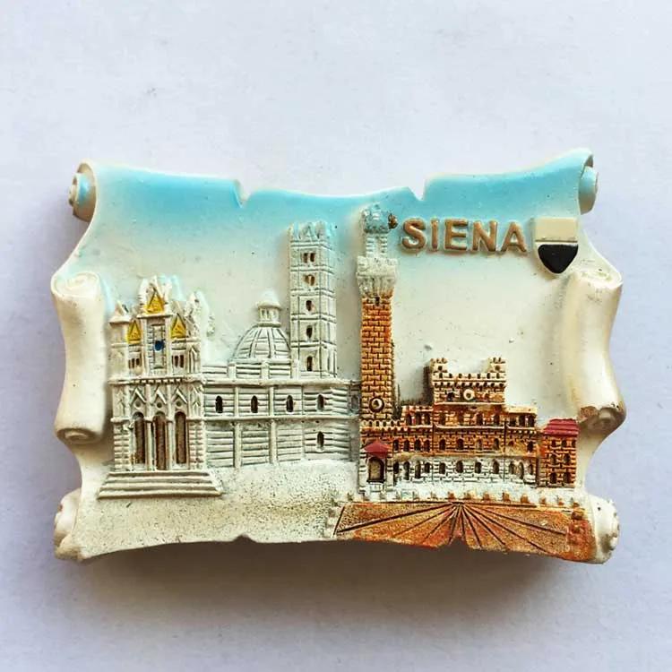 Italie Fridge Magnets Italy Rome Sicilia Siena Florence Colosseo Tourism Refrigerator Magnets Souvenir Home Kitchen Decoration