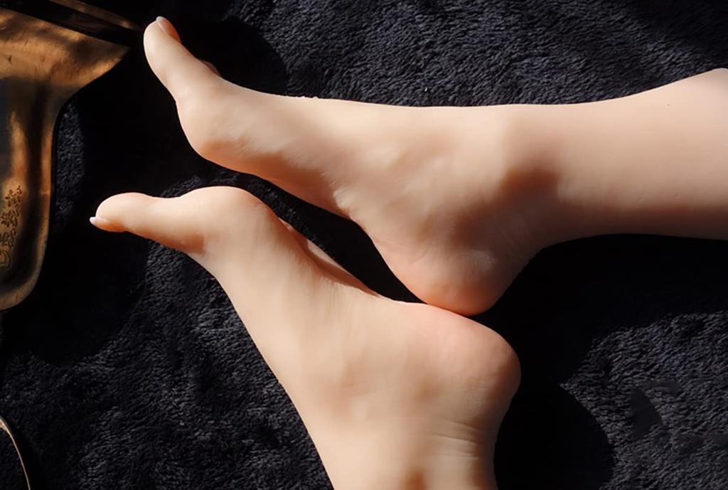 Foot Silicone Model Foot Model Real Foot Mannequin Female Both Feet