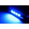 1 Ultra Blue 4-SMD Error Free 578 211-2 6411 LED Map Dome Trunk Area Cargo Light