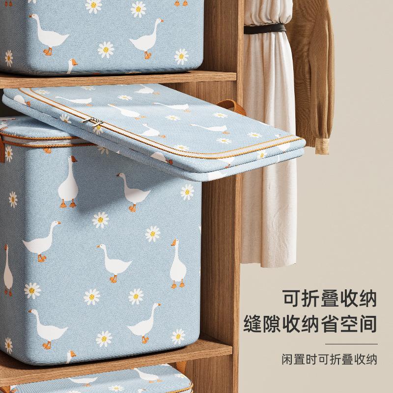 Quilt storage bag Household large-capacity dormitory moving luggage bag Foldable storage Dustproof and moisture-proof storage box