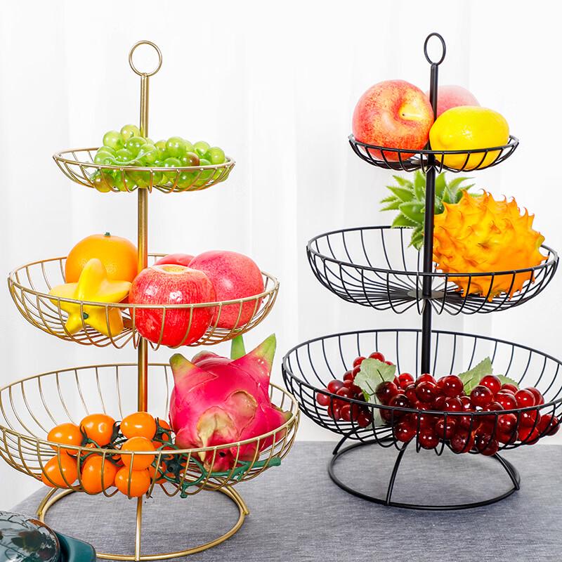 Abay 3-Layer Iron Fruit Basket