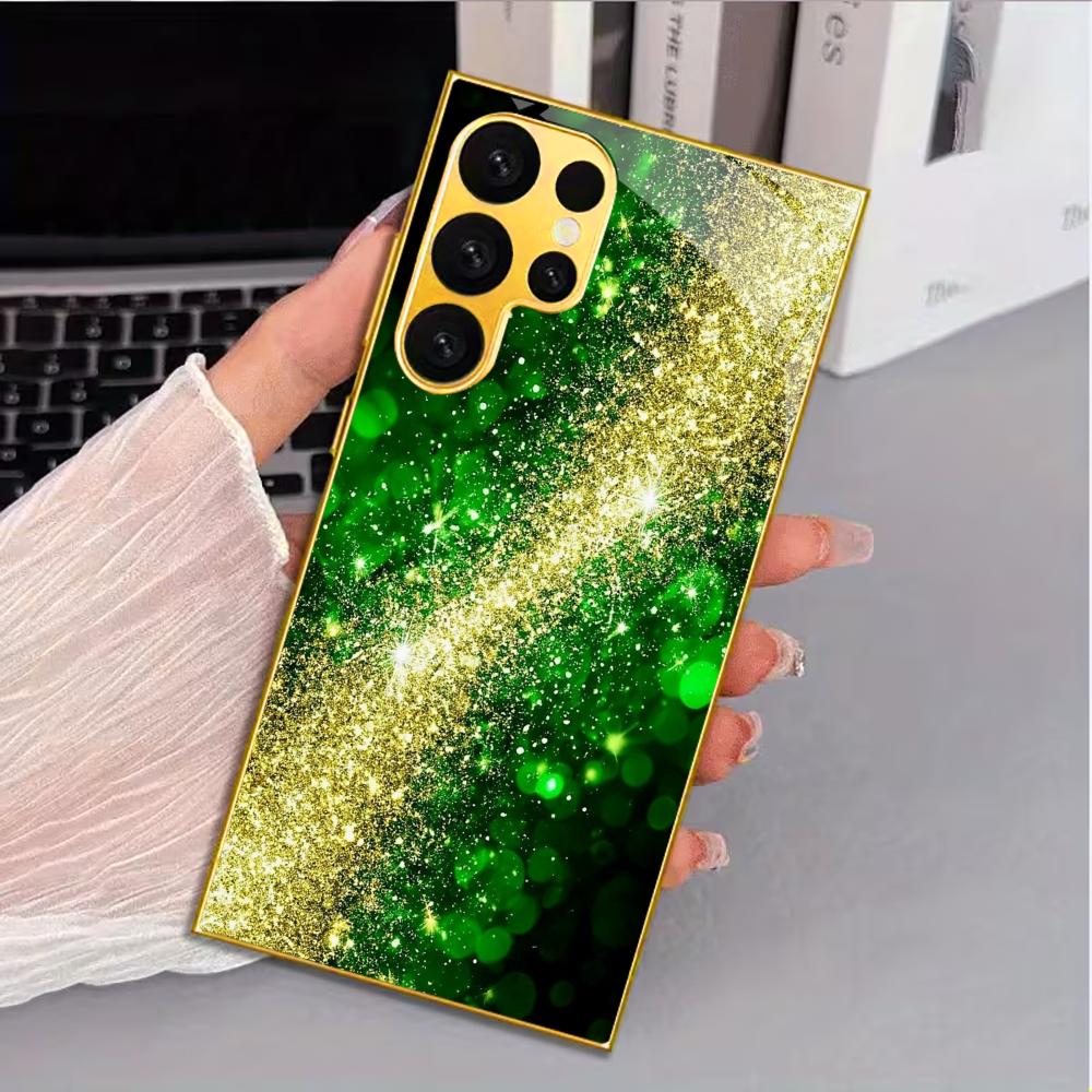 

New model Luxurious PhoneCase Electroplated Glass PhoneCase for Samsung Galaxy S26 S25 S24 S23 S22 S21 FE,Ultra,Plus GalaxyS25