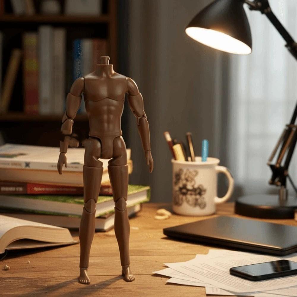 26cm Height 1/6 Action Figure Multi-Joints Action Figure Body Male Model  Replacement