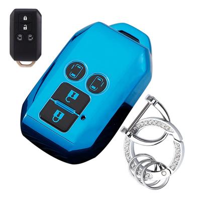 LETINGFAR Schlüsseletui für Suzuki, Smart Key Etui, Schlüsselabdeckung, 4J, Spezielles Design, Schlüssel