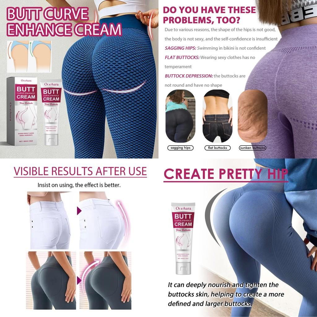 Oceaura Firming Butt Lift Cream Enhancing Skin Tightening Formula For Curvy Shape