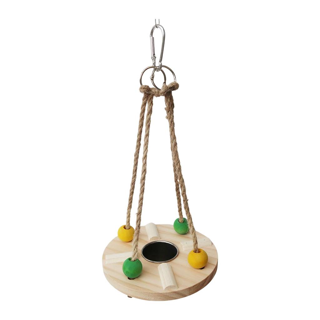 Bird Chewing Swing Toy Exercise Pet Supplies Claws Wooden Standing Toys, Parrot Toys for