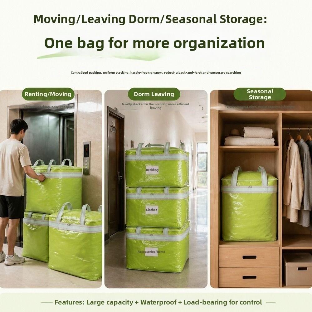 Large Capacity Moving Paing Bag Dustproof Quilt Clothes Storage Bag Luggage Packing Bag Moving