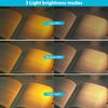 USB Rechargeable Eye-Caring Office Lamp 3 Light Modes Clip on Reading Light Lightweight Reading Light Perfect for Readers Travel